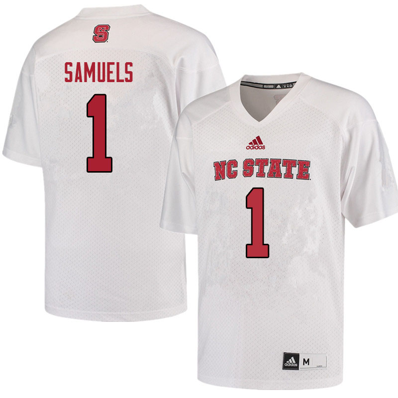 Men #1 Jaylen Samuels NC State Wolfpack College Football Jerseys Sale-Red